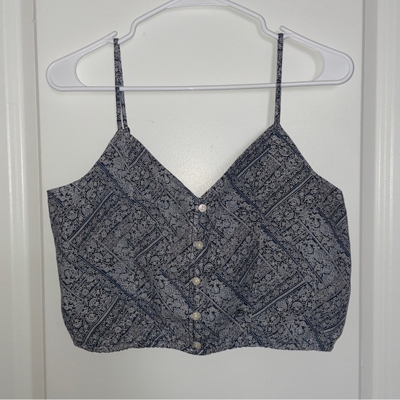 Print Crop Cami - Picture 1 of 3